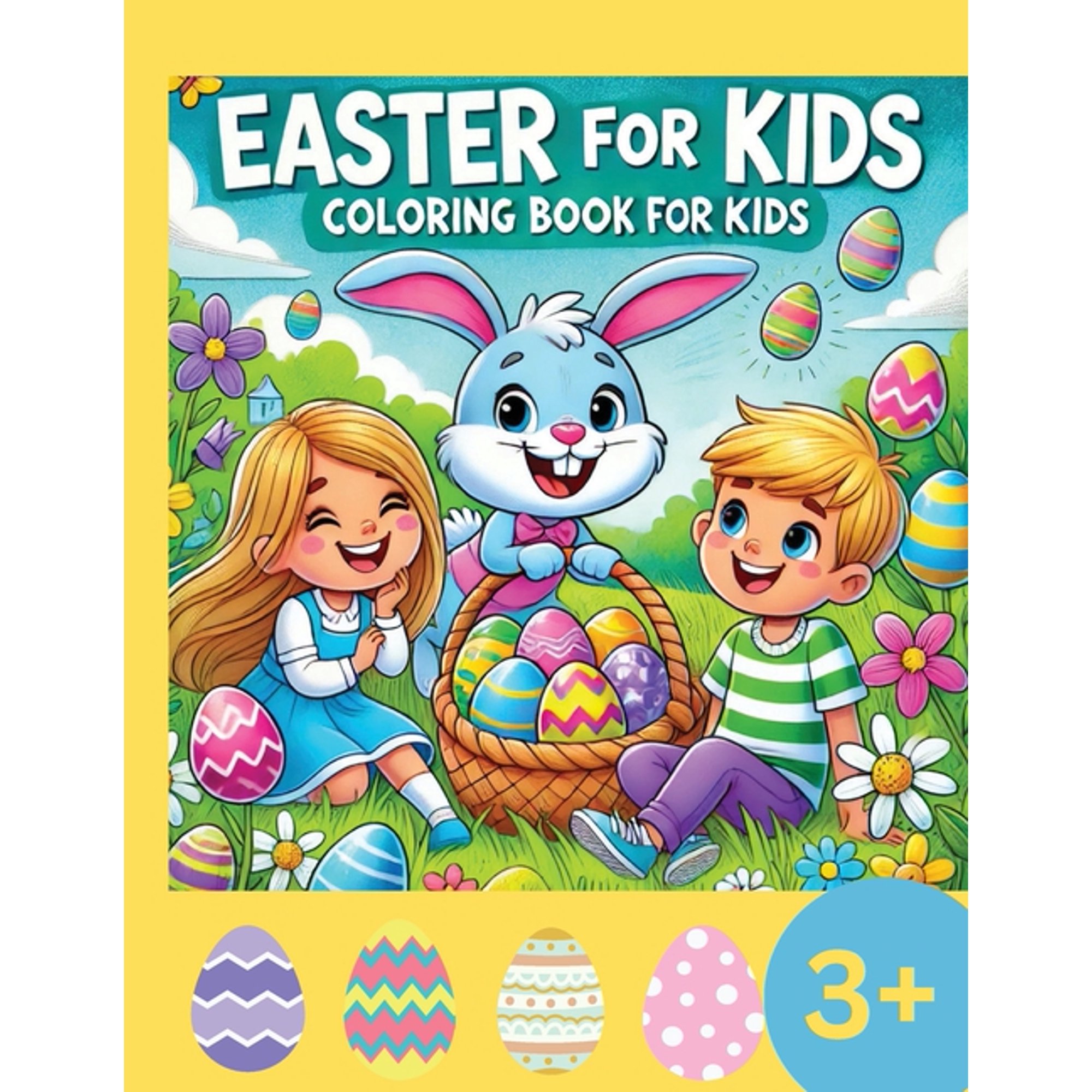 Easter for Kids: Coloring Book for Kids 3+ (Paperback)