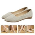thumbnail image 3 of 1 Pair of Women Flat Shoes for Spring Summer Comfortable Pointed Shoes, 3 of 8