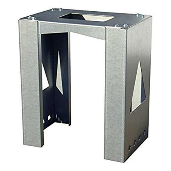 QualArc  Small Mounting Base for Mail & Parcel Boxes - Gray - 15.5 x 11.5 x 3 in.