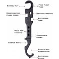 thumbnail image 3 of Herramienta multiusos resistente y versátil para AR-15/M16/AR15/M4, herramienta de eliminación de impactos que garantiza resistencia y durabilidad, 3 of 5