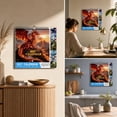 thumbnail image 3 of LEFXSMR 2027 Desk Calendar, 8.27"x8.27" Dragon Spiral Bound Decorative 12-Month Planner Desk Calendar, Calendar for Study Office Home Decor Gifting, 3 of 7