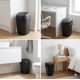 thumbnail image 2 of TOROSQUI Bote de Basura con Tapa Balancín, Pack de 4 Basureros de 11 L, Botes de Plástico Resistentes y Duraderos, Diseño Compacto para Cocina, Baño, Oficina y Hogar, 2 of 5