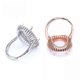 thumbnail image 2 of MeiBaPJ Inlay Multi Size Oval Gemstone S925 Sterling Silver DIY Empty Ring Holder for Women Fine Charm Wedding Jewelry, 2 of 5