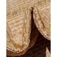 thumbnail image 3 of Unique Loom Outdoor Border Collection Area Rug - Multi Border (6' 1" Round Tan/Light Brown), 3 of 6