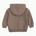 thumbnail image 4 of Godom Toddler Baby Boys Girls Cotton Hoodie Sweatshirt Solid Color Long Sleeve Pullover Soft Casual Top, 4 of 7