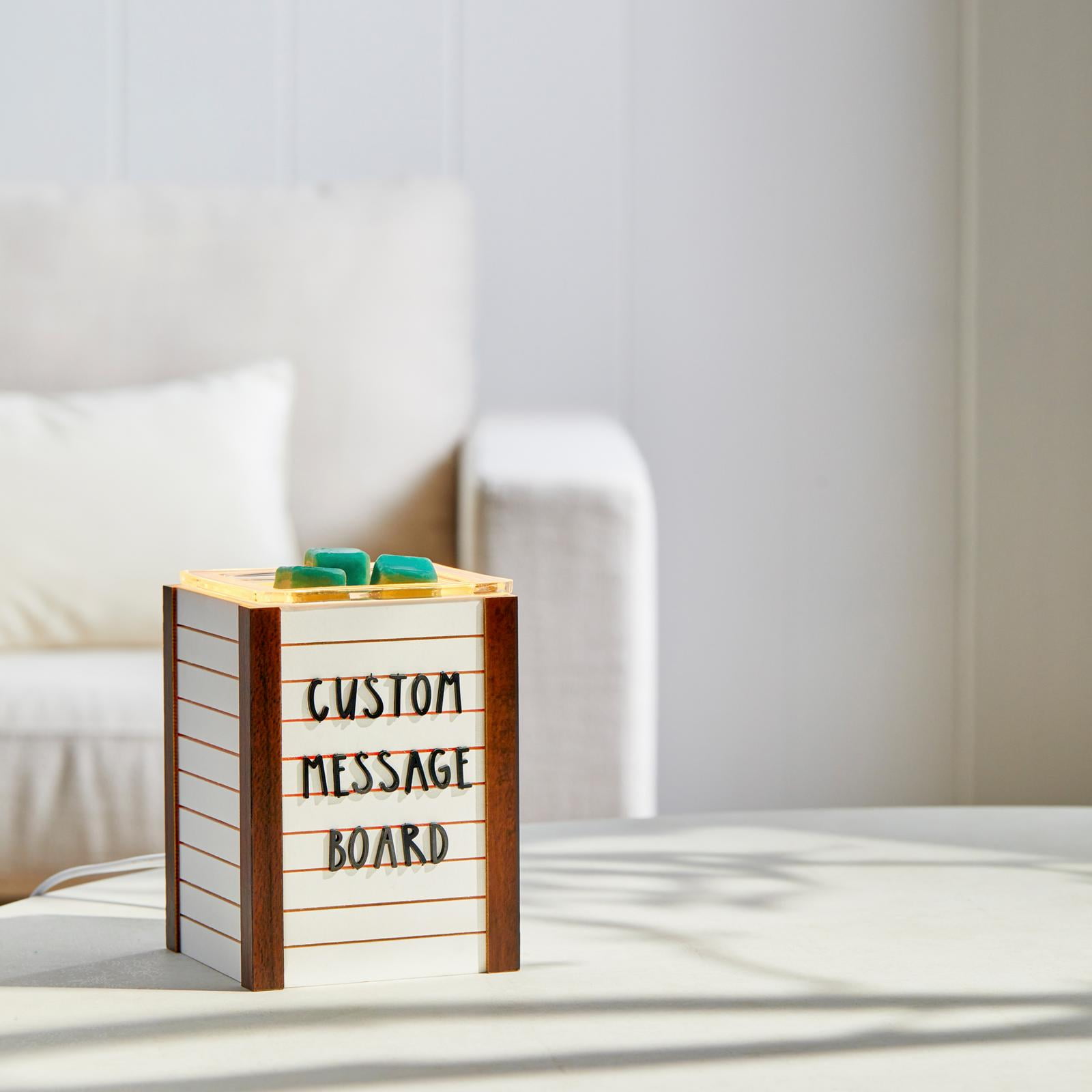 Better Homes & Gardens Letterboard Full Size Wax Warmer with Personalization Characters