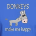 thumbnail image 3 of CafePress - Donkey Happy Dark T Shirt - Men's Classic Graphic Cotton T-Shirt, 3 of 4