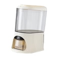 thumbnail image 3 of kowaku Rice Storage Container Grain Bucket Clear Top Opening Dry Food Storage Container with Removable Lid for Snacks Home Beans Mom cream color, 3 of 9