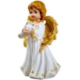 thumbnail image 4 of Polymarble Handcrafted Approx. 7.8 Inches Angel Idol Decorative Statue Figurine/Decoration Showpiece Statue (Approx. 20 x 11 x 10 cm), Multicolour, 4 of 5