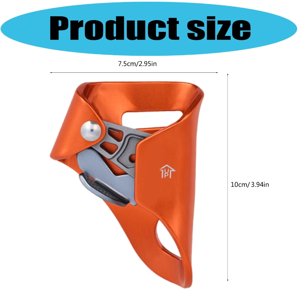 BQBQERT Abdominal Risers Rope Clamp Rock Climbing Chest Ascender Climb Gear Arborist Climbing Rappelling Equipment
