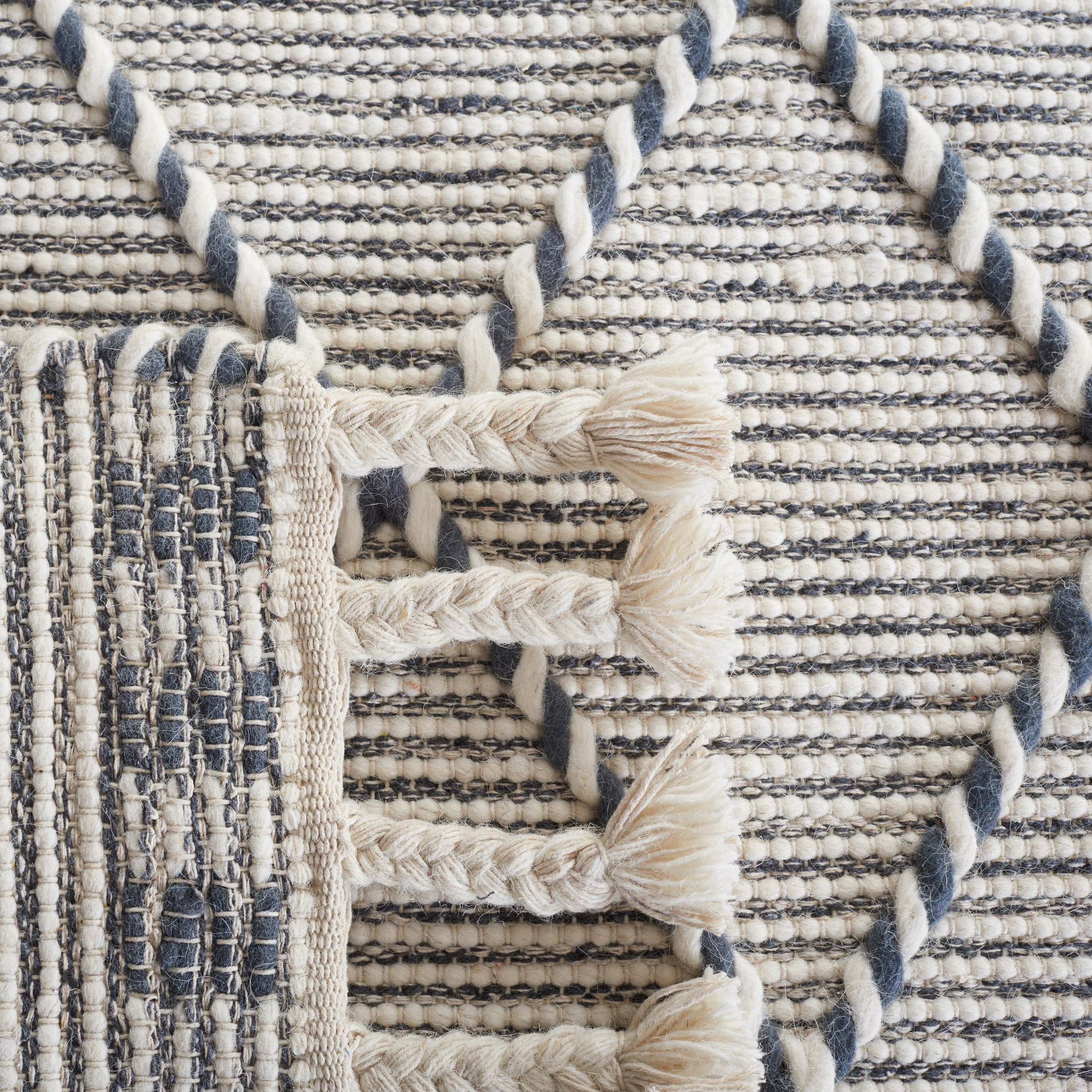 SAFAVIEH Vermont Westley Trellis Area Rug, Ivory/Denim, 8' x 10'