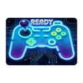 thumbnail image 2 of Gaming Controller Area Rug â Floor Mat with Game Controller Design Soft Stain Carpet for Bedroom Game Room and Home for & Streamers Happy 2026!, 2 of 7