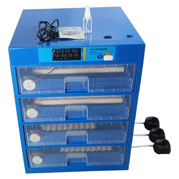 Egg Incubator 110V Drawer Incubator 256 Eggs Digital Fully Automatic Eggs Hatcher