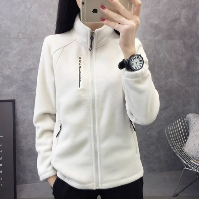 Veste Cardigan Femme Grande Taille TG-5TG Automne Hiver Flocon de Neige Polaire