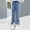 Blue, variant on Tween Girls Trendy Clothes New Girls' Jeans Girls and Stylish Appearance Children's Bottoms Medium and Large Children's Pants Style B-33 Blue 150