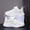 White, variant on Girls Sneakers Lightweight Breathable Mesh Knit Lace Up Running Shoes Kids Casual Outdoor Walking Trainers, One Size
