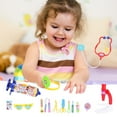 thumbnail image 2 of Doctor Kit for Kids Pretend & Play Doctor Set Costume for Doctor Roleplay Props Educational Sensory Cognitive Training Toys Game Interaction Toy Gift respectable, 2 of 4