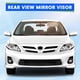 thumbnail image 4 of Compatible with Toyota Auris Corolla 2007 - 2013 Interior Sun Visor (with Rearview Mirror Visor, Left Driver), 4 of 5