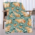 thumbnail image 2 of Yibo Cute Cabybara Blanket Cabybara Gift Blanket Capybara Lovers Home Decor Blanket for All Seasons Super Soft Funny Animal Flannel Blanket for Couch/Travel/Camping for Teens, 2 of 7