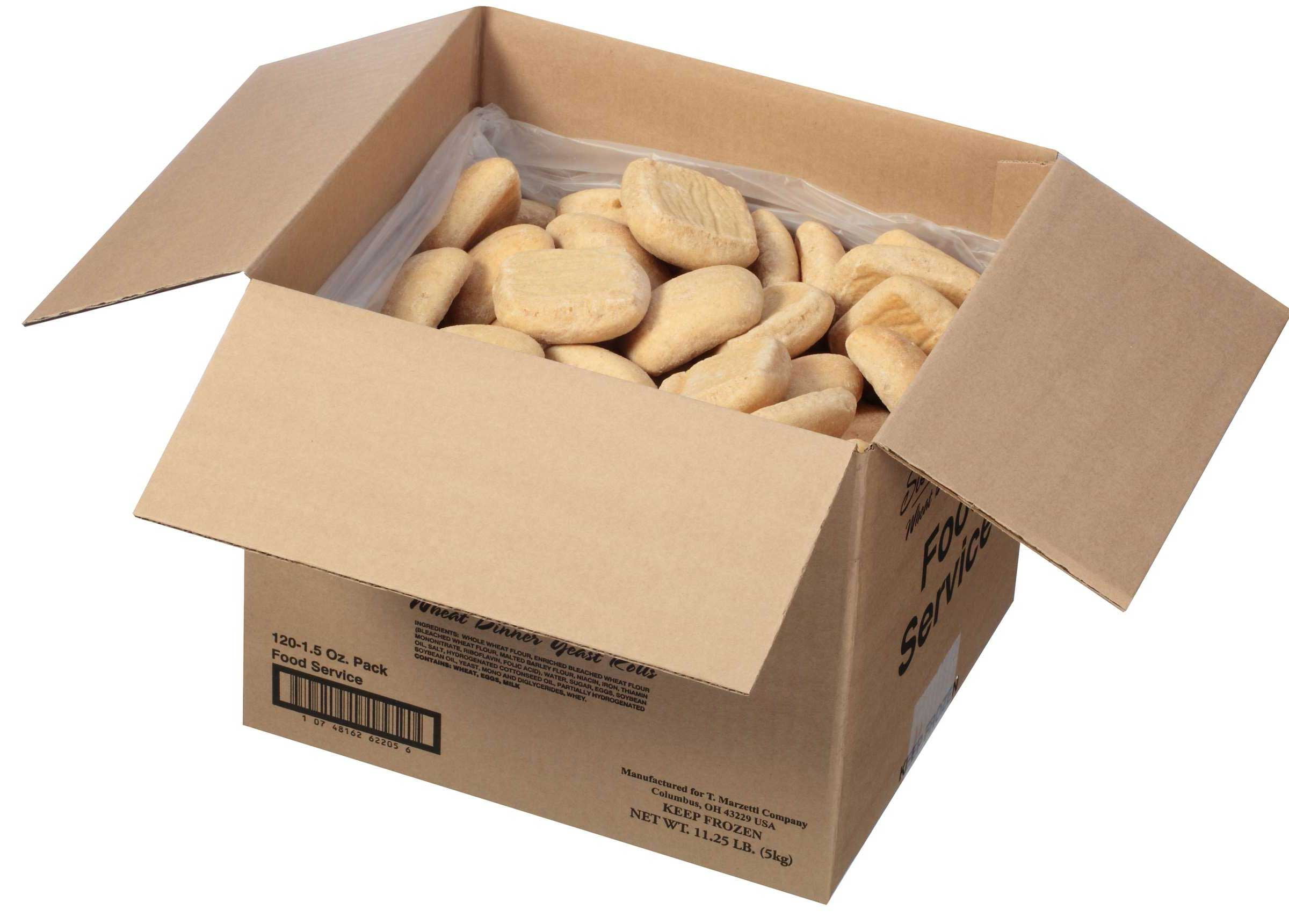 Sister Schuberts Wheat Dinner Yeast Rolls -- 120 per case