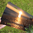 thumbnail image 5 of 1 Pcs 2D Flat License Plate Covers & Frames, Anchor at Sunset For Decorative Front, Waterproof For Decoration Aluminum License Plate Covers & Frames Cover For Men Women, 12" X 6", 5 of 6