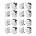 thumbnail image 2 of Plug Adapter, Brass Contact 4Pcs Travel Adapters Wide Application  For Phone, 2 of 8