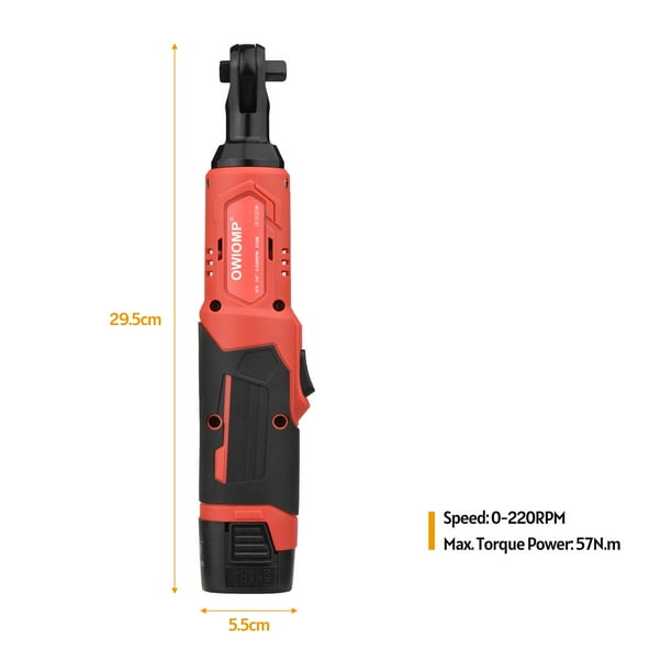 Amdohai Cordless Electric Ratchet Wrench 3 8 200RPM 18V Power