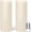 4"x10", variant on Outdoor Flameless Candles Operated with Remote Timer, Large Flickering LED Pillar Candles for Indoor Outdoor Lanterns, Won't melt, Long-Lasting(White, Set of 2) D4 x H8 8"