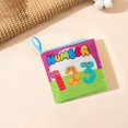 thumbnail image 4 of Children's Cloth Book Early Education Toy 4 Sides 8 Pages Palm Book Fruit Theme Children's Cloth Book, 4 of 6