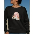 thumbnail image 2 of Manga Schoolgirl Kyun? Sweatshirt Women -Image by Shutterstock, Female Medium, 2 of 4