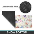 thumbnail image 6 of Pioneer Flower Floral Print Pattern Kitchen Rugs Sets Of 2,Anti Fatigue Kitchen Mat Rugs Non Slip Washable,Decorative Kitchen Floor Mats for Kitchen,Sink,Laundry,17"x30"+17"x47", 6 of 7