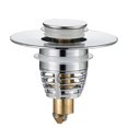 thumbnail image 1 of Monstrate Instalación fácil durable del tapón del fregadero del acero inoxidable y fácil conveniente de la limpieza limpiar Accesorios de baño, 1 of 6