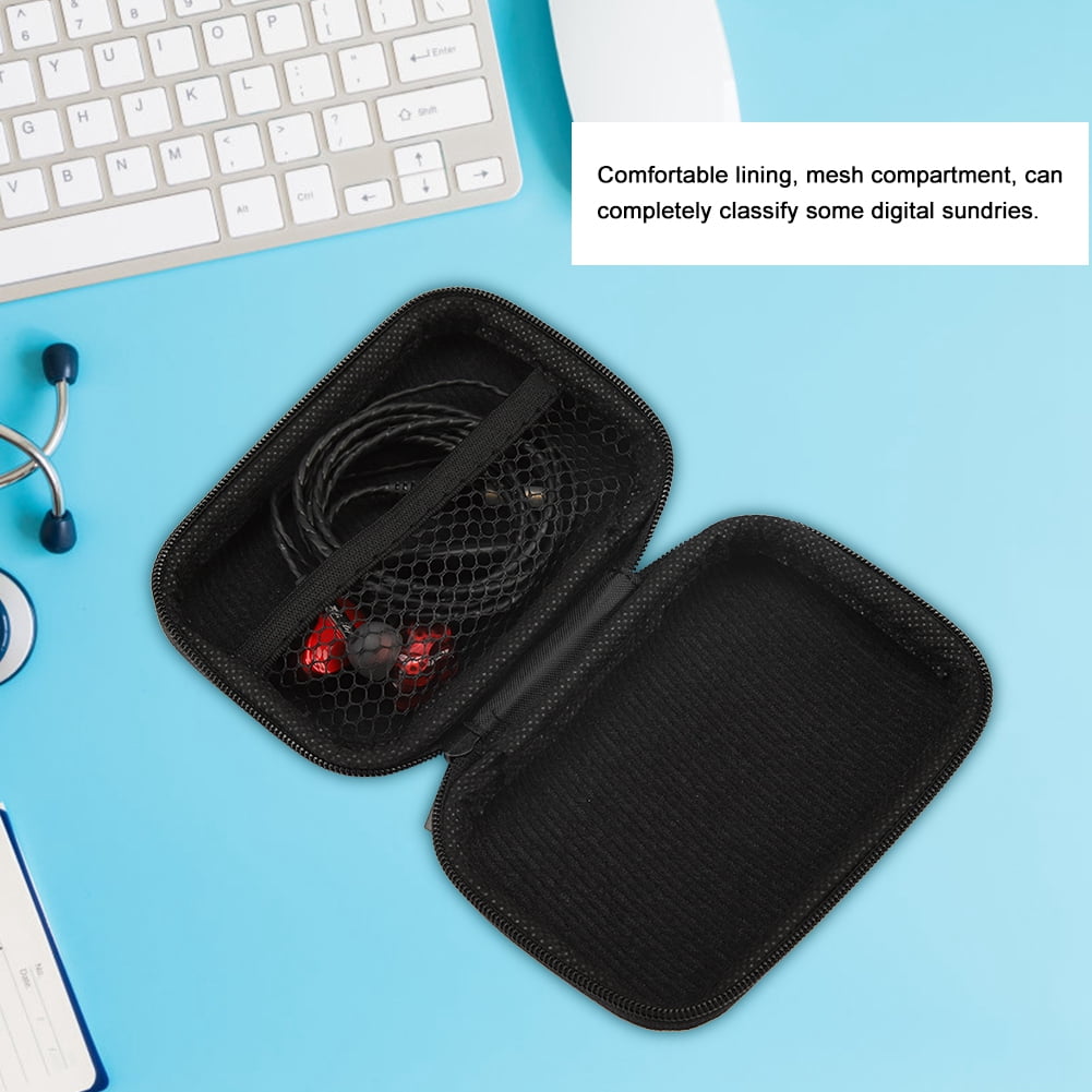 OTVIAP Portable Small Earphone Storage case Carry Pouch Bag Box,Earphone Storage, Small Earphone