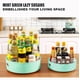 thumbnail image 2 of Juego de 2 contenedores organizadores giratorios Lazy Susan, organizador de despensa para gabinete, estante giratorio para especias para cocina, refrigerador, encimera, dormitorio, oficina en casa,, 2 of 6