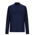 thumbnail image 7 of JYnXIANTI Turtleneck Tops for Women Thermal Comfy Long Sleeve T Shirts Warm Fleece Lined Layer Clothes Fall Winter Outfit, 7 of 7