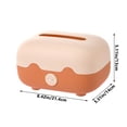 thumbnail image 3 of onlyliua Ofertas Bonita Caja de Pañuelos para Salsa de Estar, Mesa de Café, Caja de Papel Multifuncional para El Hogar, Dormitorio, Baño, Escritorio, Caja de Servilletas de Colores, Caja de Pañuelos, 3 of 7