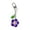 Purple, variant on Cute Cartoon Egg Flower Keychain Lightweight Acrylic Summer Style Bag Charm For Women Girls Kids Sturdy Decorative Accessory