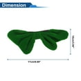 thumbnail image 4 of Accesorios para Casco de Motocicleta Decoración Lazo 3D para Cascos de Motocicleta Bicicleta Esquí Tela Verde Stickers 1 Juego, 4 of 6