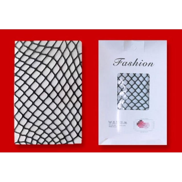 ziyahi Bas Résille à la Mode Déclaration de Mode avec Ces Bas Résille Élégants Faciles à Porter Noir Filet Moyen