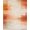Rust Orange Beige Cream, Pattern 4, variant on ODIKA Odd Interlocking Irregularly Ombre Abstract Gradient Minimalist for Dorm Room, Small Living Apartment, Stain Resistant Low Profile