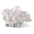 thumbnail image 3 of Regina Andrew 20-1135 Flower 8" Wide Coral On Crystal Base - White, 3 of 3