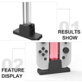 thumbnail image 3 of Base de carga para mando de juego compatible con Joy-Con, 3 of 6