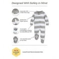 thumbnail image 2 of Burt's Bees Baby Organic Cotton Baby Boy One Piece Sleep 'N Play, Sizes Newborn-6/9 Months, 2 of 6