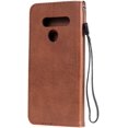 thumbnail image 4 of HAHDAXIA Compatible for Case LG V50, PU Leather Folio Card Holder Storage Wallet Case,Magnetic Closure Shockproof Kickstand for Women Men Brown & 2X Screen Protector, 4 of 7