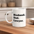 thumbnail image 4 of Husband Dad Lawyer 11oz Plastic Coffee Mug | For Attorneys and Legal Students, 4 of 6