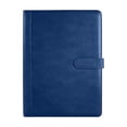 thumbnail image 2 of A4 Leather Portfolio Folder, Business Writing Padfolio with Notepad and Pen Slot, Professional Document Organizer Case for Interview Meeting, AKLJWH, 2 of 6