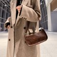 thumbnail image 4 of Moontgen Women Crossbody Sling Bag Studded Decor Casual Tote Dating Purse (Coffee ), 4 of 9