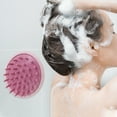 thumbnail image 2 of Unique Bargains 1 Pc Bunny Bent Hair Shampoo Brush for Head Massage 3.54"x3.15"x2.95" Pink, 2 of 6