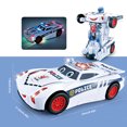 thumbnail image 4 of Juguete Coche Robot Deformación Con Música Ligera Regalo Cumpleaños Navidad para, 4 of 9