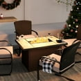 thumbnail image 4 of GRAND PATIO 29x43" Outdoor Dining Gas Heat Table, 50000 BTU, Ceramic Tile Top, Resin Wicker Base, 4 of 10